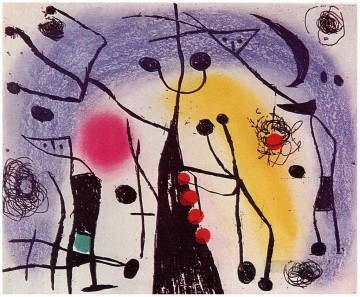 Joan Miro Painting - The Magdalenians Joan Miro
